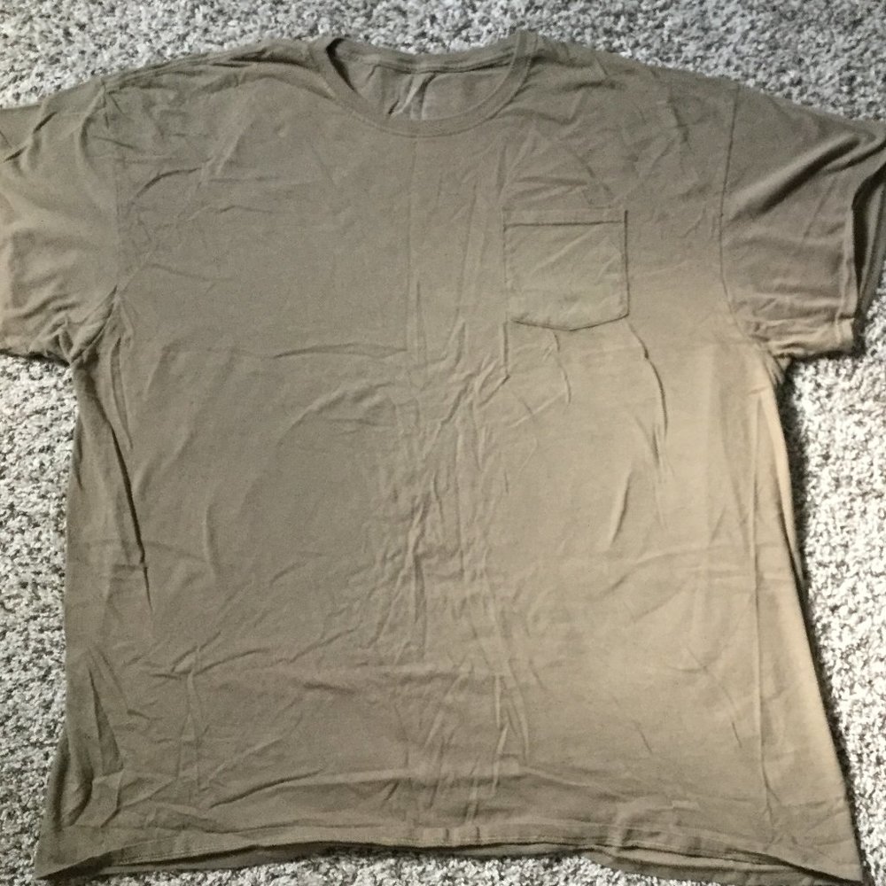 Navy Green Side Pocket Shirt